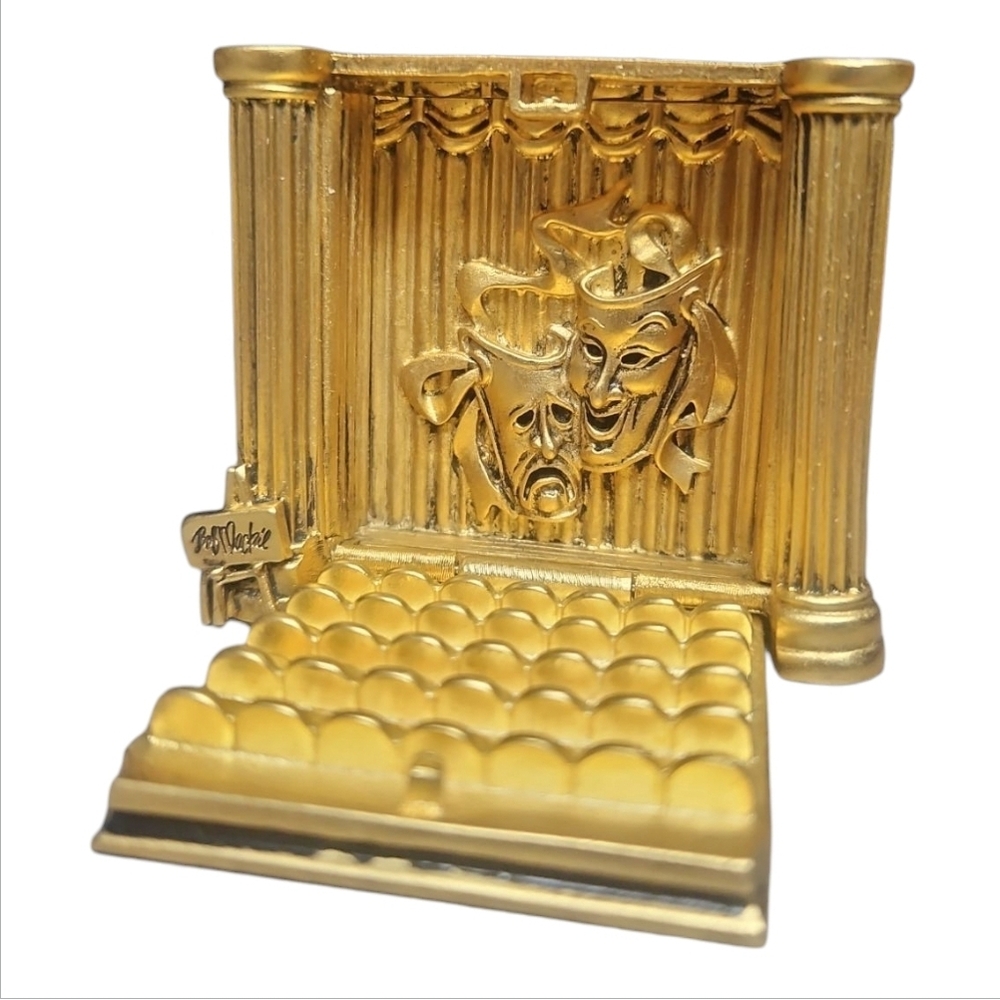 Bob Mackie Gold Theater Stage Accent Figurine